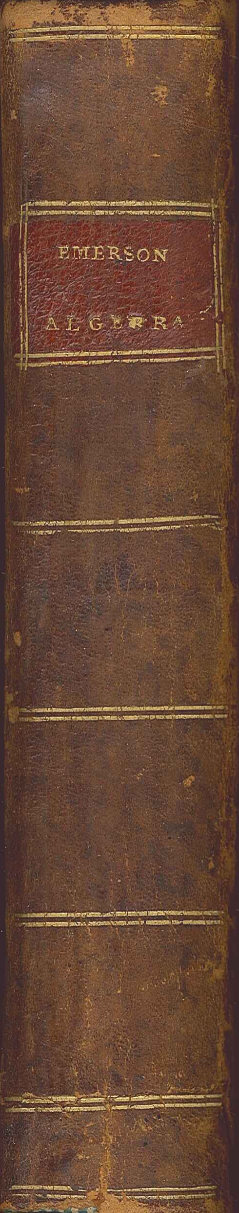 Emerson's Treatise of Algebra
