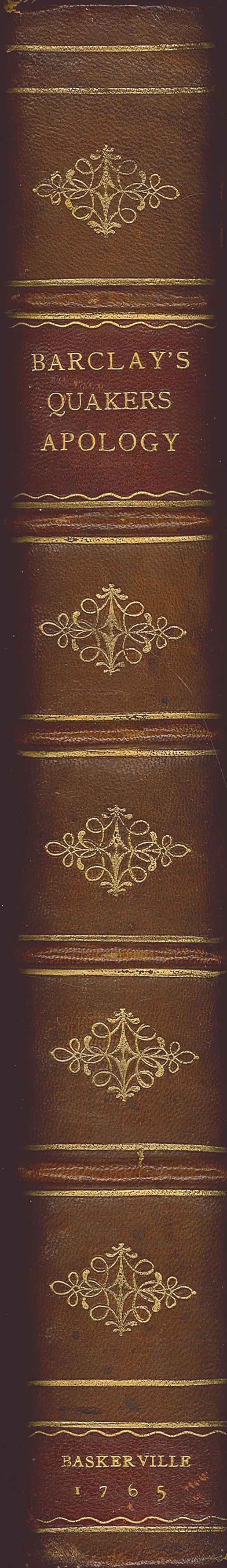 Barclay's Apology for the True Christian Divinity