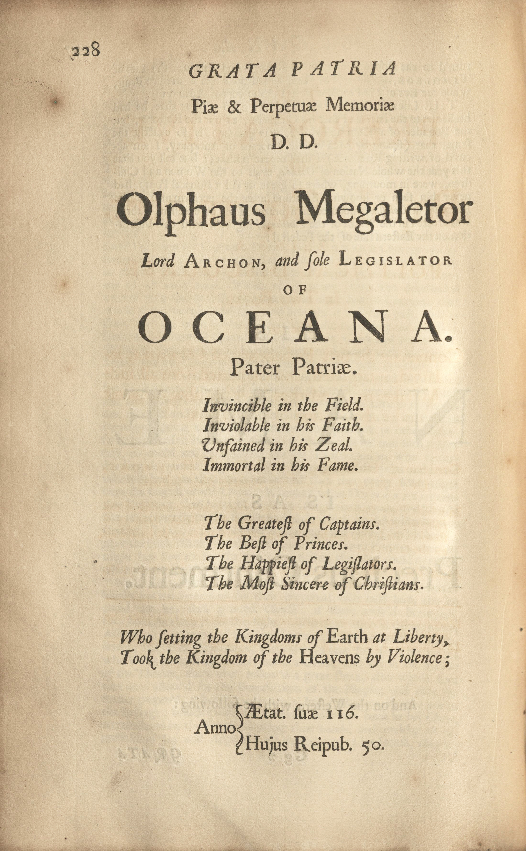 Harrington's Oceana