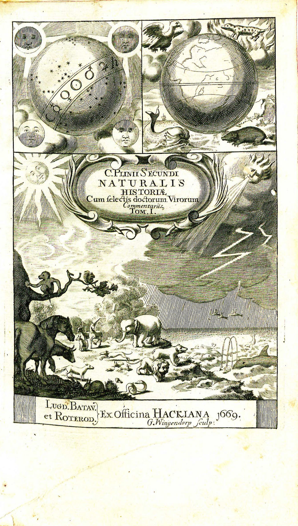 Half-title, volume one