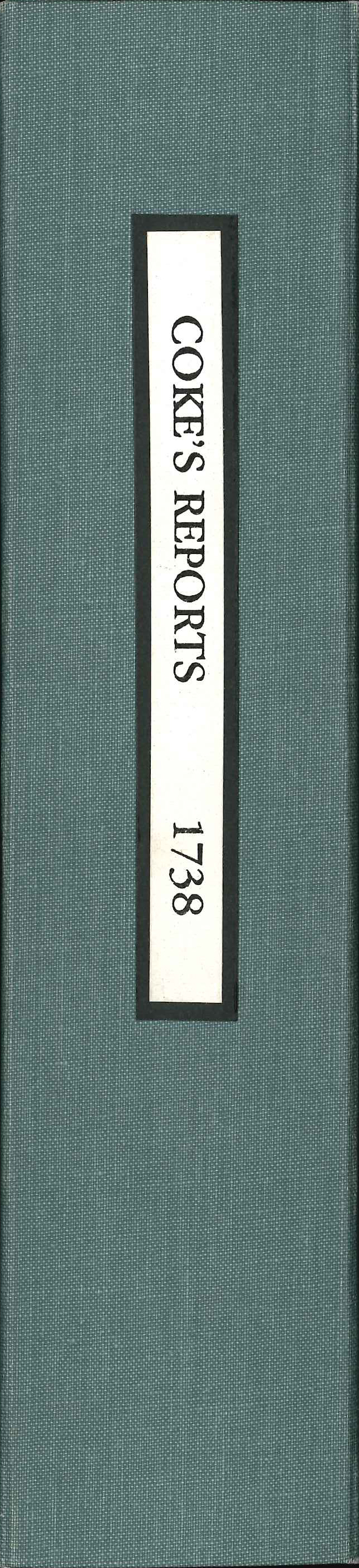 ★ Coke's Reports (Wythe's copy)