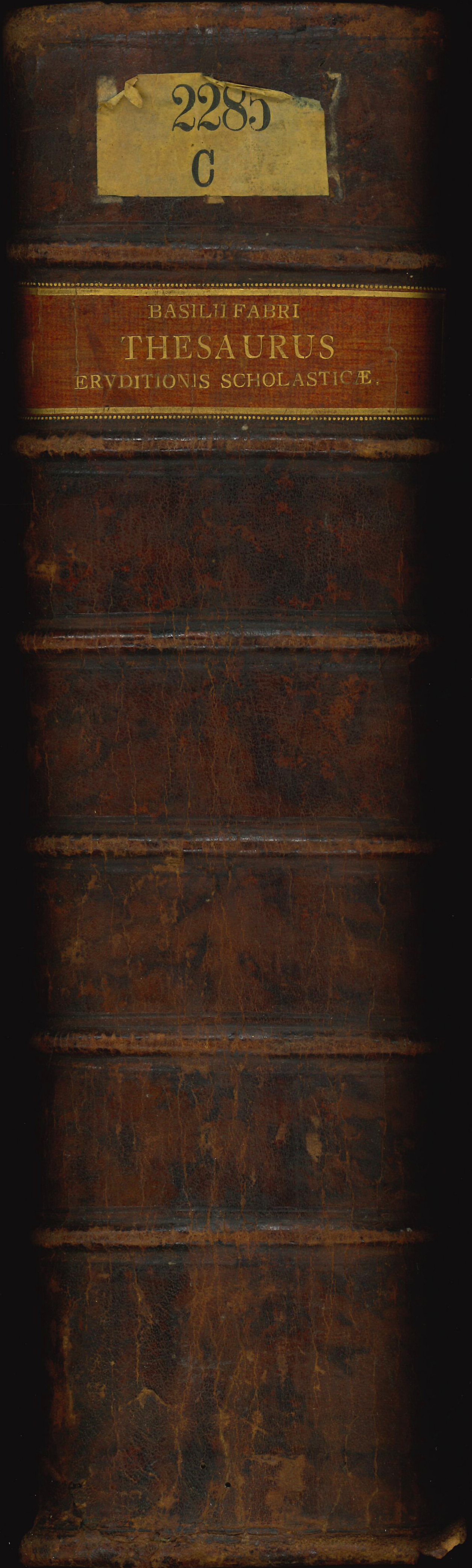 Faber's Thesaurus Eruditionis Scholasticae