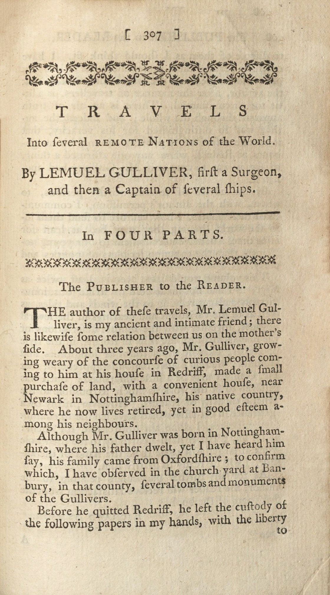 The Works of Dr. Jonathan Swift