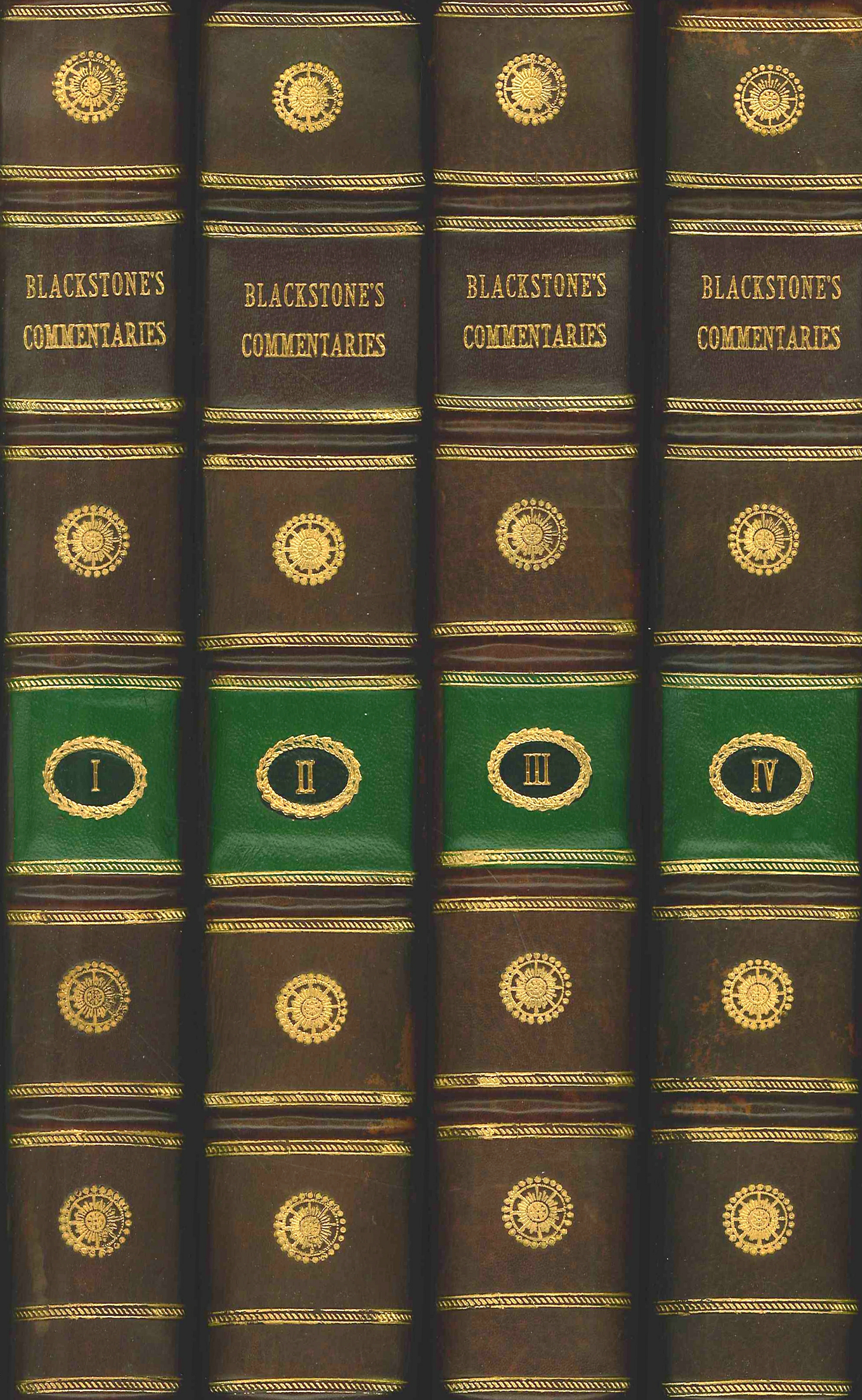 Shelf from the re-creation of George Wythe's library.