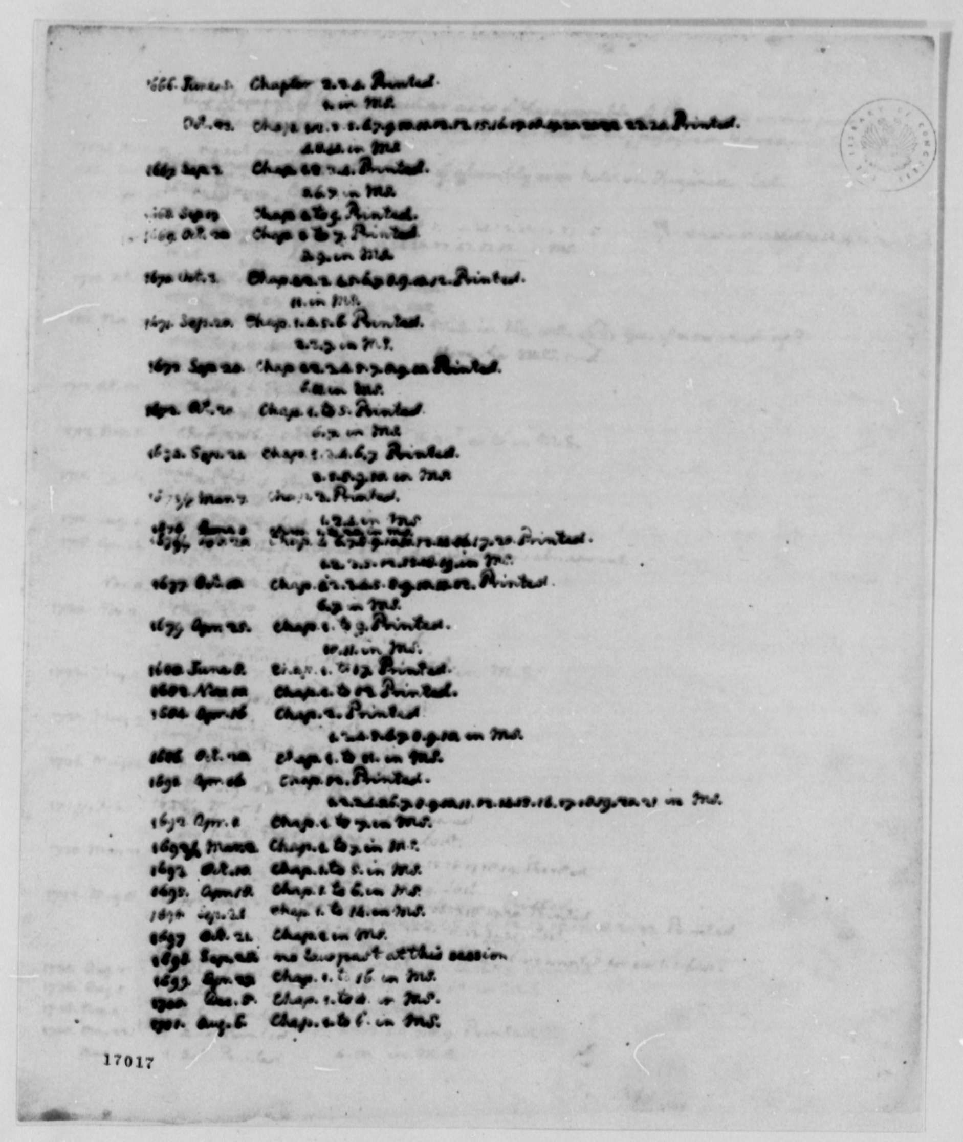 Jefferson's press copy, 1 (original). Image from the The Thomas Jefferson Papers, Library of Congress.