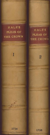Hale's Historia Placitorum Coronae