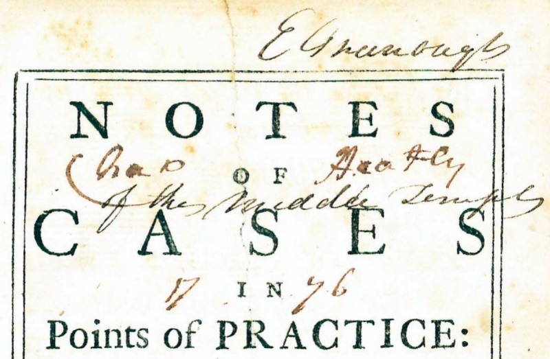 File:BarnesNotesOfCasesInPointsOfPractice1754v2TitlePage.jpg