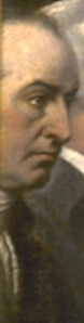 Detail from John Trumbull's painting, Declaration of Independence (1818). Original at the U.S. Capitol, Washington, D.C.