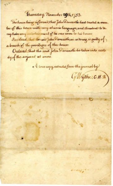File:WytheMinuteOfTheHouseOfBurgesses29November1753.jpg