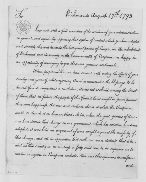 File:AddressOfTheInhabitantsofRichmond17August1793P1.jpg