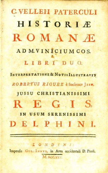 File:CVelleiiPaterculiHistoriaeRomanae1730TitlePage.jpg