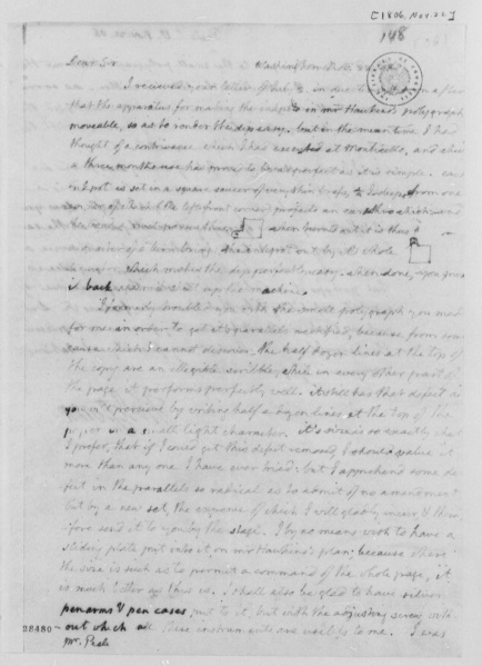 File:JeffersonToPeale22November1806p1.jpg