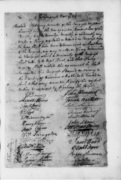 File:AgreementOfSecrecy9November1775p1.jpg