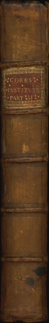 Coke's Second Part of the Institutes