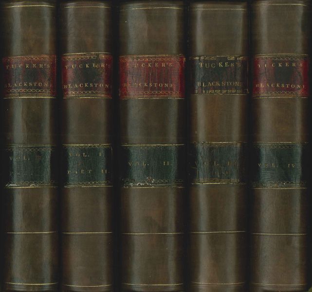 File:TuckerBlackstonesCommentaries1803Spines.jpg