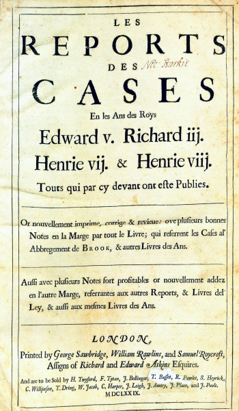 File:ReportsDesCasesArgueAndAdjudge1678v11TitlePage.jpg