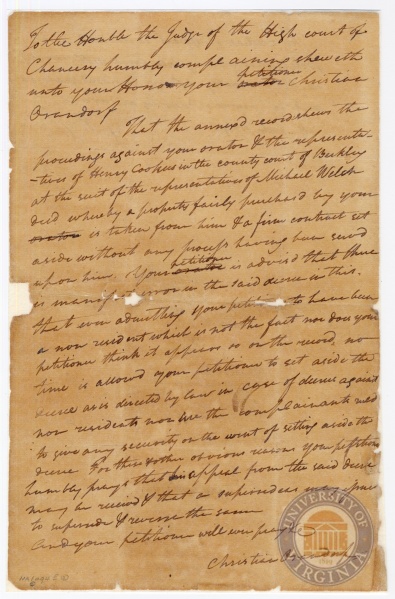 File:PetitionOfAppealOrandorfVWelch18February1791P1.jpg