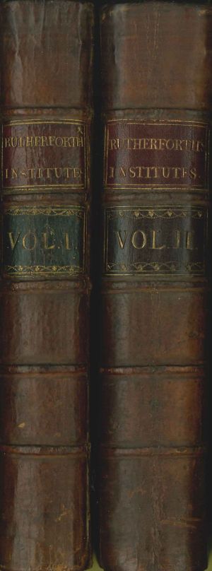 Rutherforth's Institutes of Natural Law