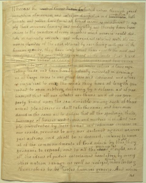 File:WytheDraftOfAResolutionInRelationToBritishHostilities1776P1.jpg