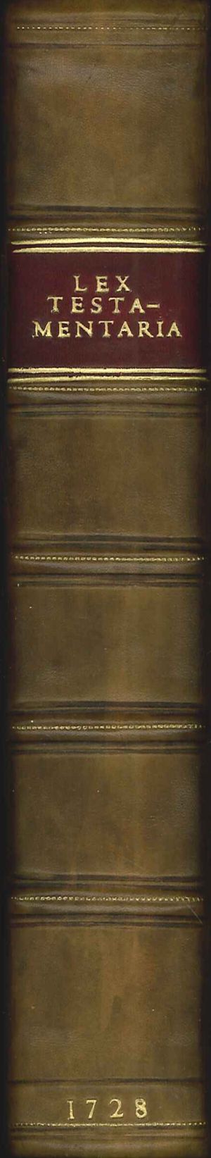 Nelson's Lex Testamentaria