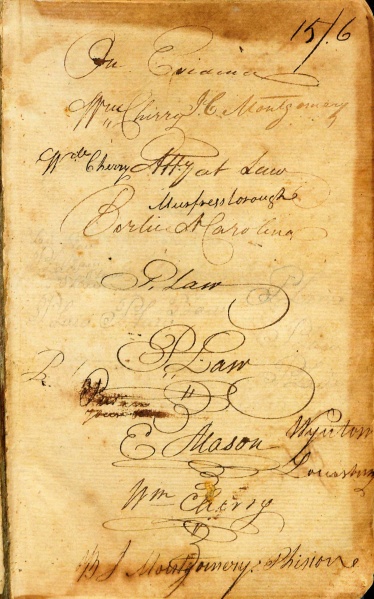 File:GilbertLawOfEvidence1760Inscriptions.jpg