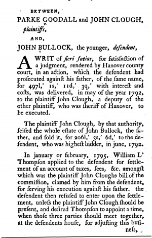 Page 12 from the same pamphlet, the first page of Between Goodall and Bullock. Copy at the Library of Congress.