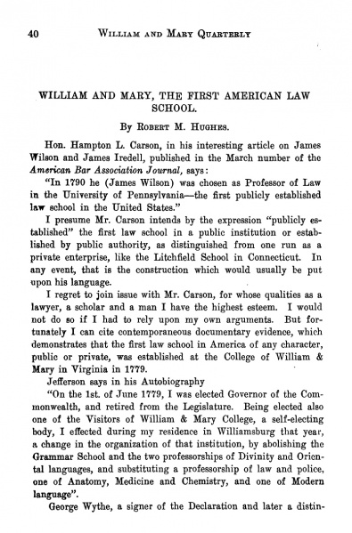 File:HughesWilliamAndMaryTheFirstAmericanLawSchoolJanuary1922P40.jpg