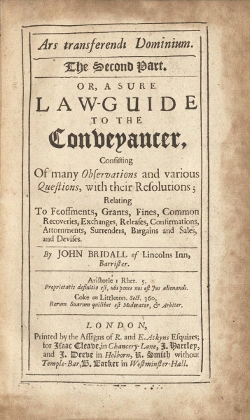 File:BrydallArsTransferendiDominium1702 Title.jpg