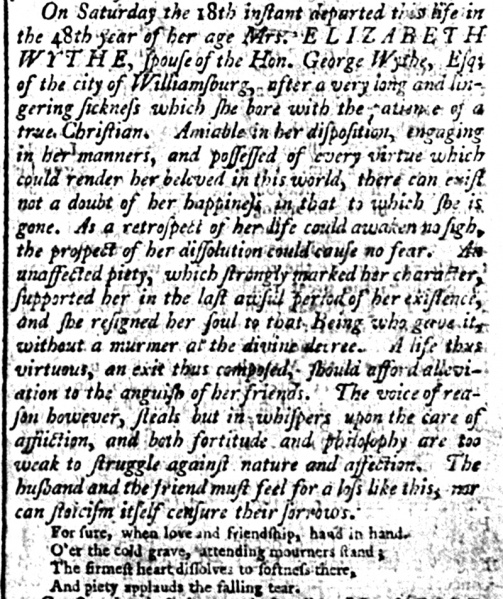 File:VirginiaGazetteAndWeeklyAdvertiser23August1787P2.jpg