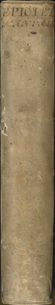 File:EpictetusEpictetiManuale1711Spine.jpg