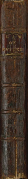 File:GilbertLawOfEvidence1760Spine.jpg