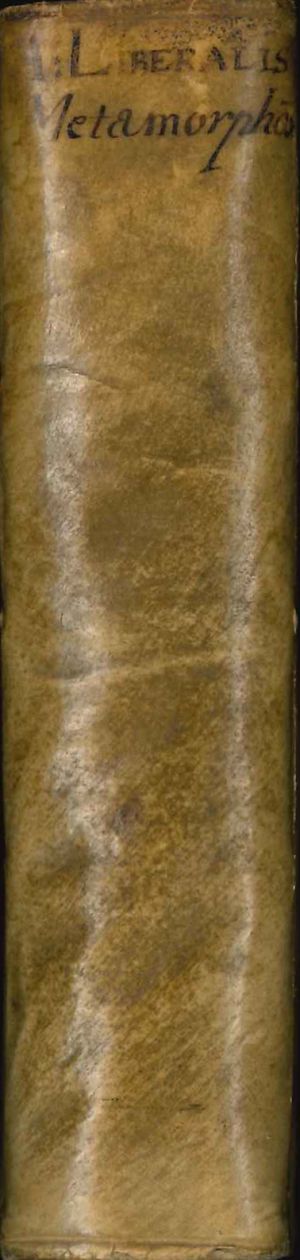 The Metamorphoses of Antonius Liberalis
