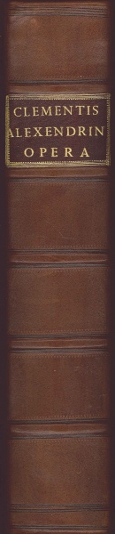 File:ClementofAlexandriaKlementosAlexandreos1641Spine.jpg