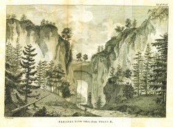 Natural Bridge, "Perspective taken from Point B," volume two.