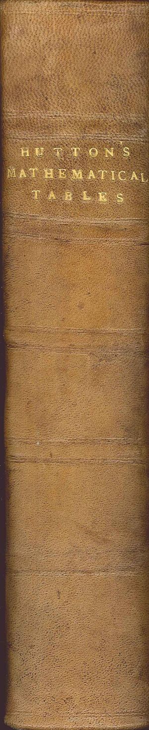 Hutton's Mathematical Tables