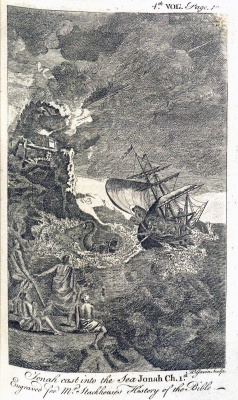Jonah cast into the sea, volume four, page 189.
