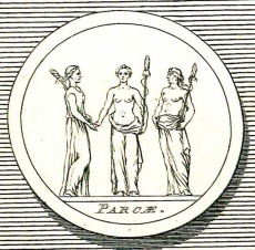 Parcae, plate XXIII, Polymetis.