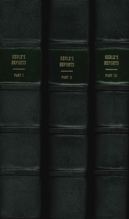 Keble's Reports