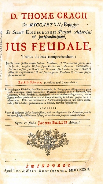 File:CraigJusFeudale1732TitlePage.jpg