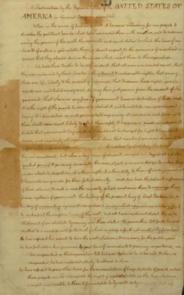 File:DeclarationOfIndependenceNewYorkPublicLibraryDraftP1.jpg