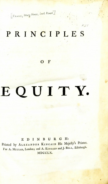 File:KamesPrinciplesOfEquity1760TitlePage.jpg