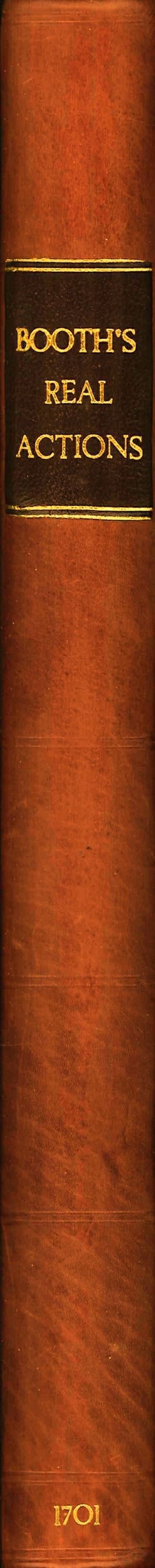 Booth's Nature and Practice of Real Actions