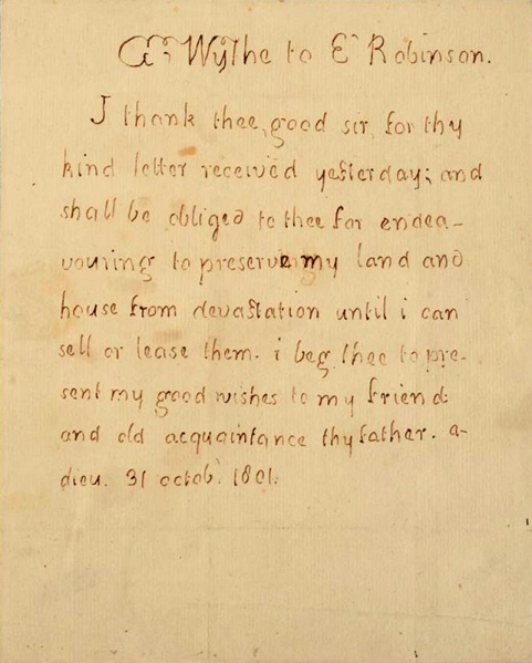 File:WytheToEverardRobinson31October1801P1.jpg